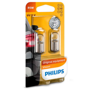 Лампы R5W 12V 5W BA15s PHILIPS блистер (2шт.)