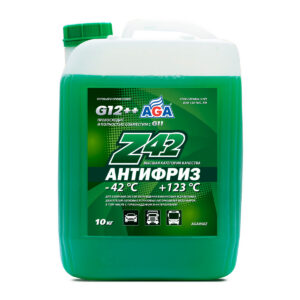 Антифриз AGA Z42 зеленый, G12++ ‎(10 кг.)