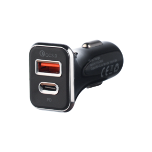 USB зарядное устройство, QC3.0 5 В/3,1 А, Type-C, быстрая зарядка 5 В/3,1 А, 18 Вт, 6 см, черный, ZiPOWER