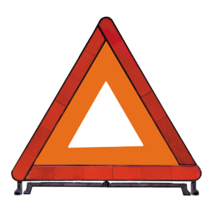 Знак аварийной остановки, 430х72х30 мм, пластик. ZiPOWER