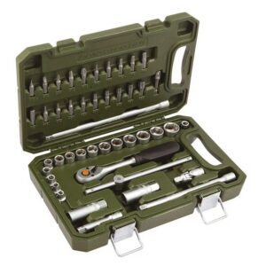 Набор головок и принадлежностей 3/8", 45 предм.