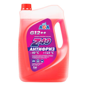 Антифриз AGA Z40 красный, G12++ ‎(5 кг.)