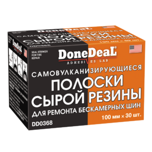 Самовулканизирующиеся резиновые жгуты для ремонта шин Done Deal (30 шт. 100 мл.)