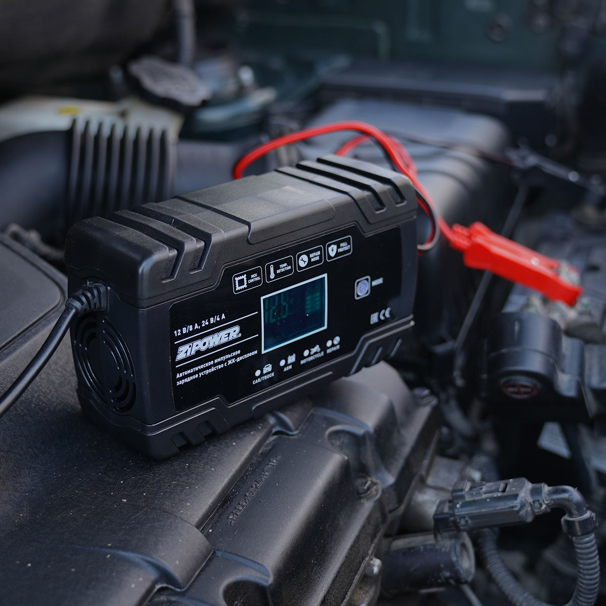 Цифровое импульсное зарядное устройство, 8А. ZiPOWER — изображение 4
