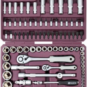 Набор инструмента THORVIK 1/4", 1/2"DR, 108 предметов (54012)